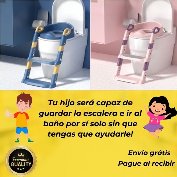 Escalera Baño Entrenamiento Inodoro Niño