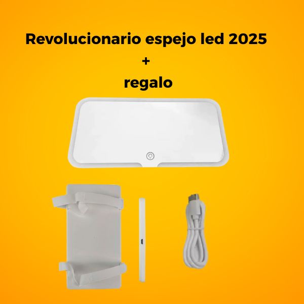 revolucionario espejo led 2025